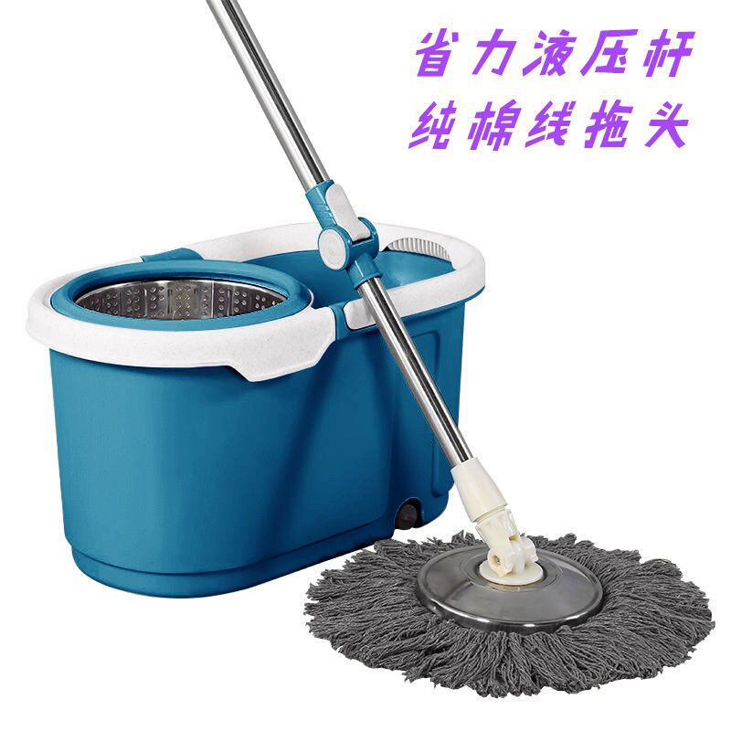 加大加厚拖把旋转家用托把自动甩干拖布桶干湿两用墩布一拖净梦诺