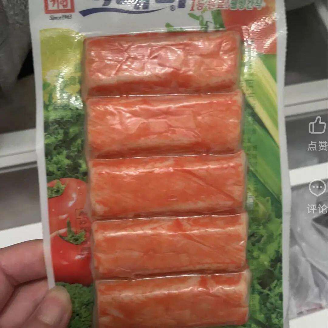 韩国进口可莱美蟹肉棒0脂即食蟹棒寿司火锅食材手撕蟹柳