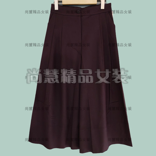 2026春夏新款女装5271K休闲简约宽松阔腿九分裤裙裤