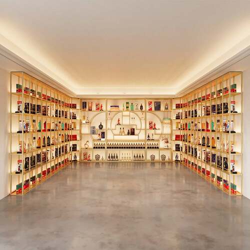 酒庄酒窖落地名酒展示架酒行商用白酒葡萄酒展示柜办公室酒架酒柜
