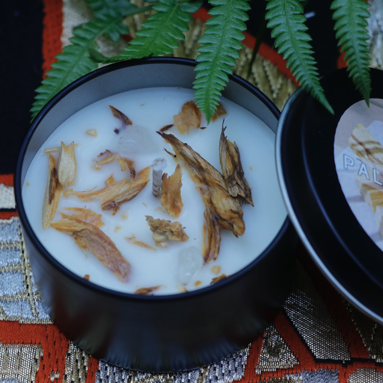 White sage秘鲁圣木白鼠尾草清理净化手作香薰蜡烛无烟天然大豆蜡