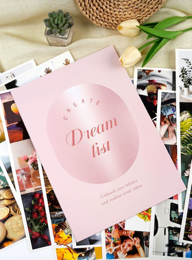 显化愿景板vision board愿望视觉化DIY拼贴书吸引力法则梦想板