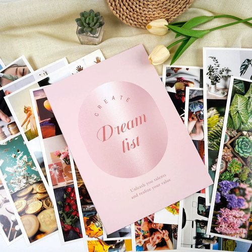 显化愿景板vision board愿望视觉化DIY拼贴书吸引力法则梦想板