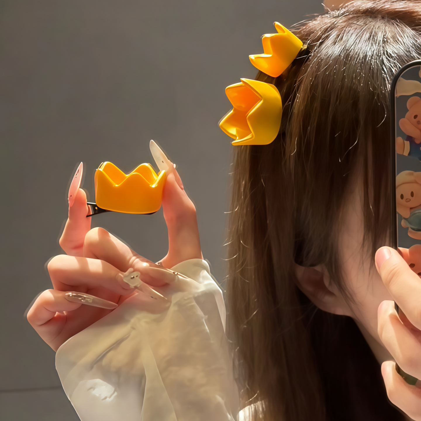 可爱小皇冠鸭嘴夹cosplay角色道具发夹公主生日王子皇冠发卡头饰