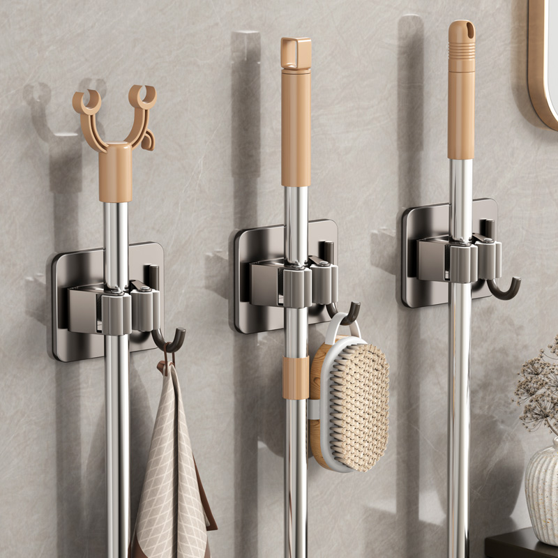 【加厚不锈钢】拖把挂钩