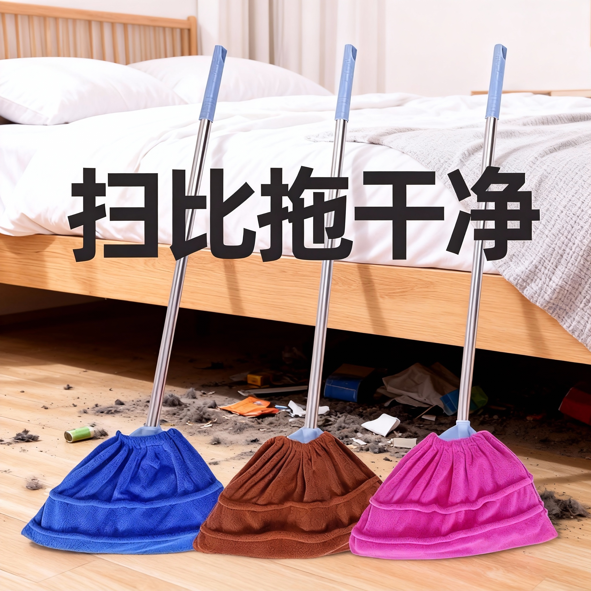家用多功能懒人扫把头套扫地清理吸水吸头发神器笤帚布软毛拖把套,家庭/个人清洁工具,地板粘尘/粘毛器,淘宝优惠券,粉丝福利购,淘宝优惠卷