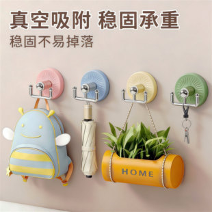 多巴胺吸盘挂钩浴室门后挂衣架卫生间挂毛巾厨房强力承重无痕粘贴