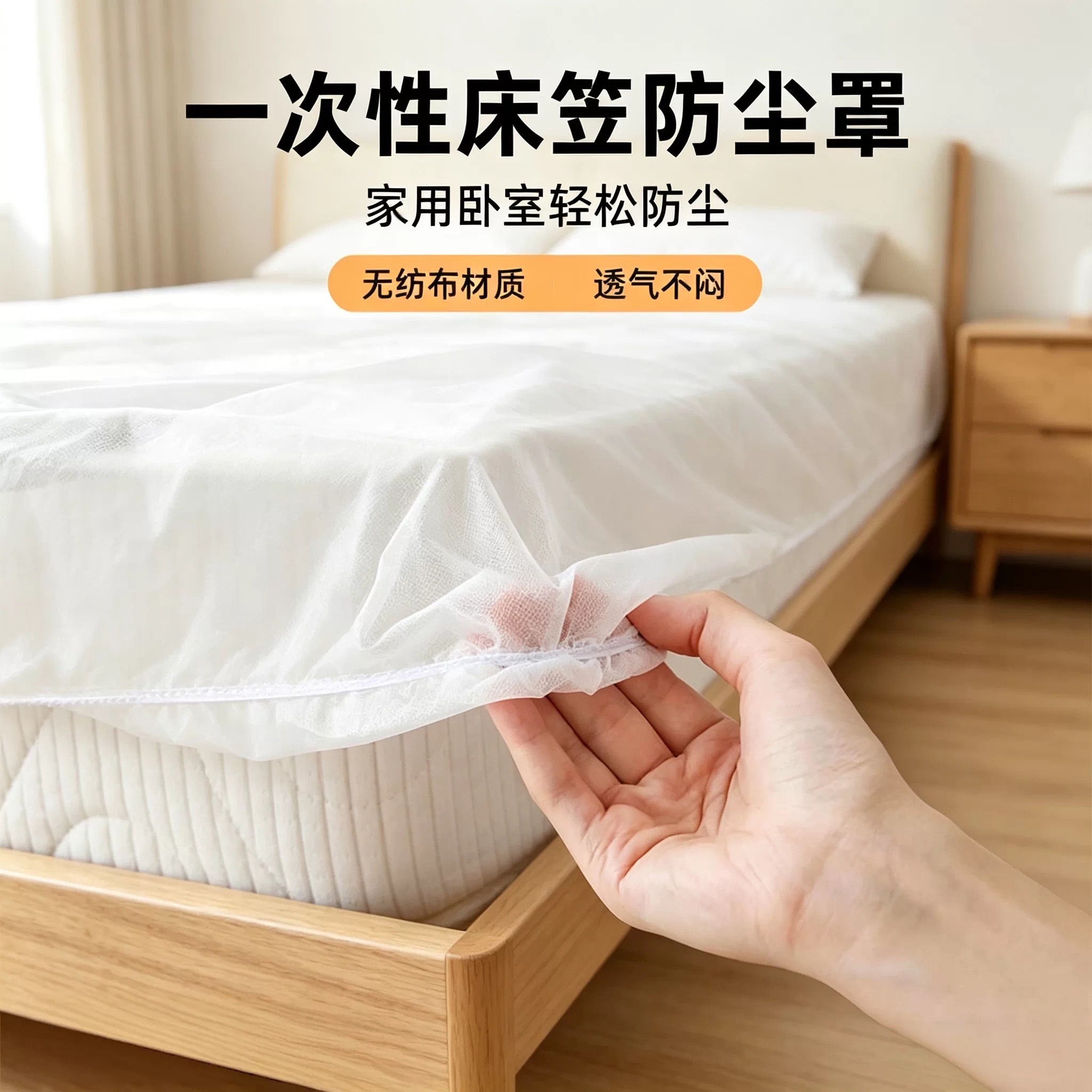 一次性床罩防尘松紧遮灰尘罩床套床垫保护罩床铺盖布全包床单床笠