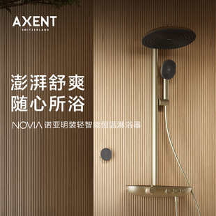 AXENT恩仕 NOVIA明装恒温淋浴花洒大置物大顶喷带手持淋浴器F601