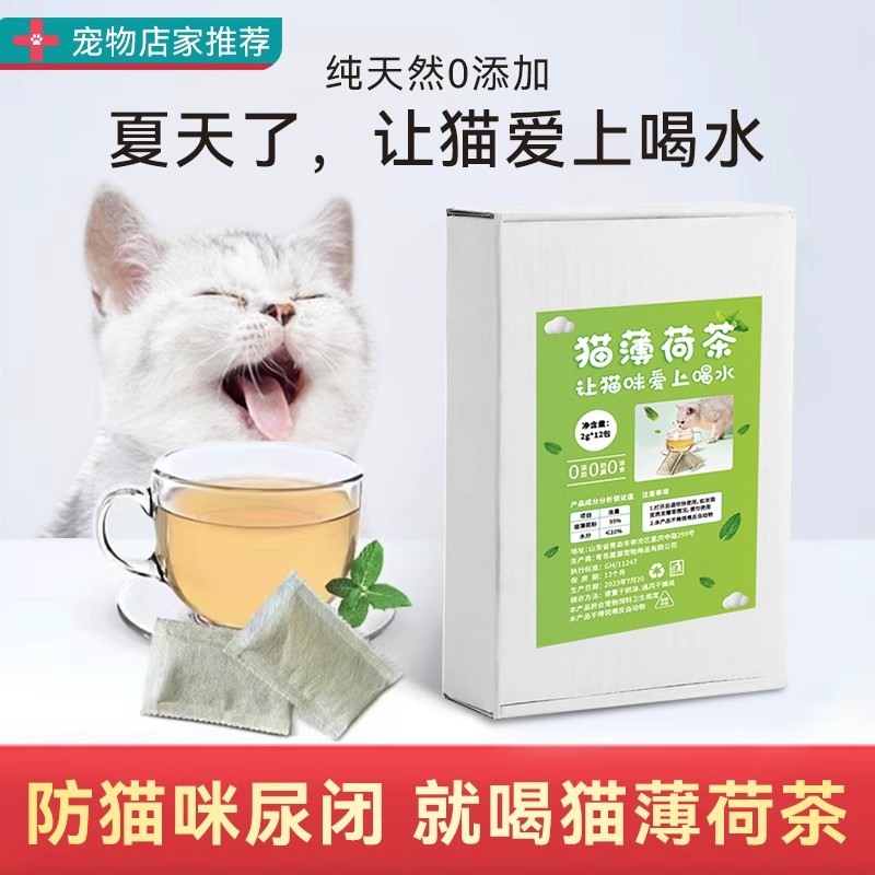 促进猫咪喝水猫薄荷茶包