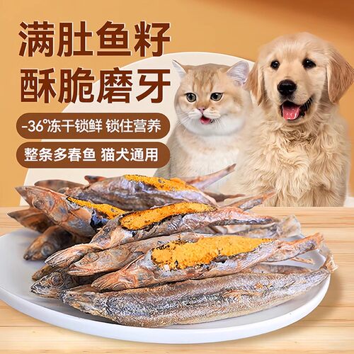 满籽多春鱼冻干小鱼干