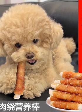 狗狗牛皮磨牙棒泰迪比熊博美小型犬专用训练奖励零食耐咬耐磨洁齿