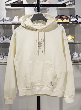 李宁卫衣女士春秋妙笔生花运动潮流系列宽松套头连帽卫衣AWDS920