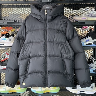 95%鸭绒保暖连帽运动服AYMV191 新款 李宁短款 羽绒服男子2025冬季
