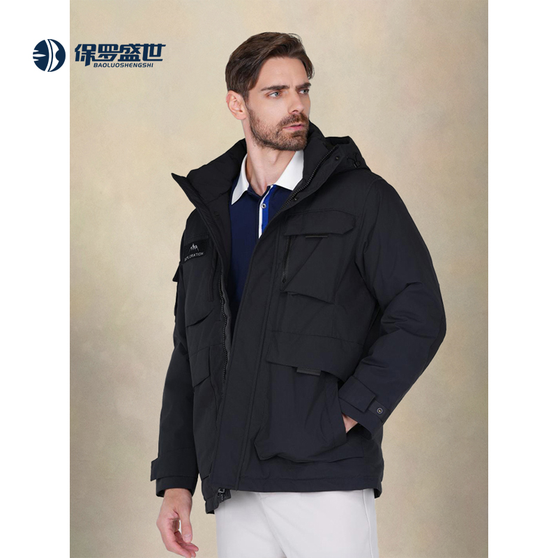 E9018保罗盛世石墨烯抗寒保暖羽绒服
