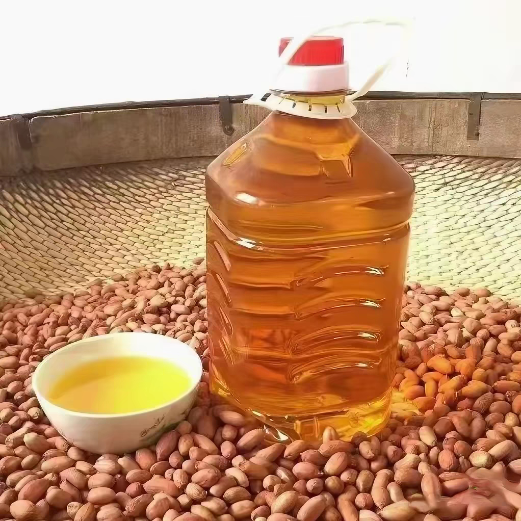 湖南湘西农家新鲜熟榨花生油