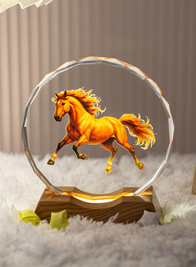 2025新款发光小夜灯十二生肖摆件