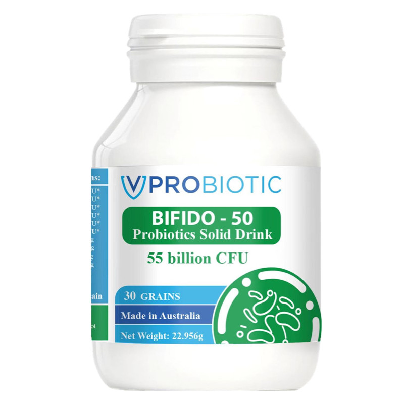 澳洲原装进口VPROBIOTIC复益奥螺旋藻550亿活性益生菌30粒