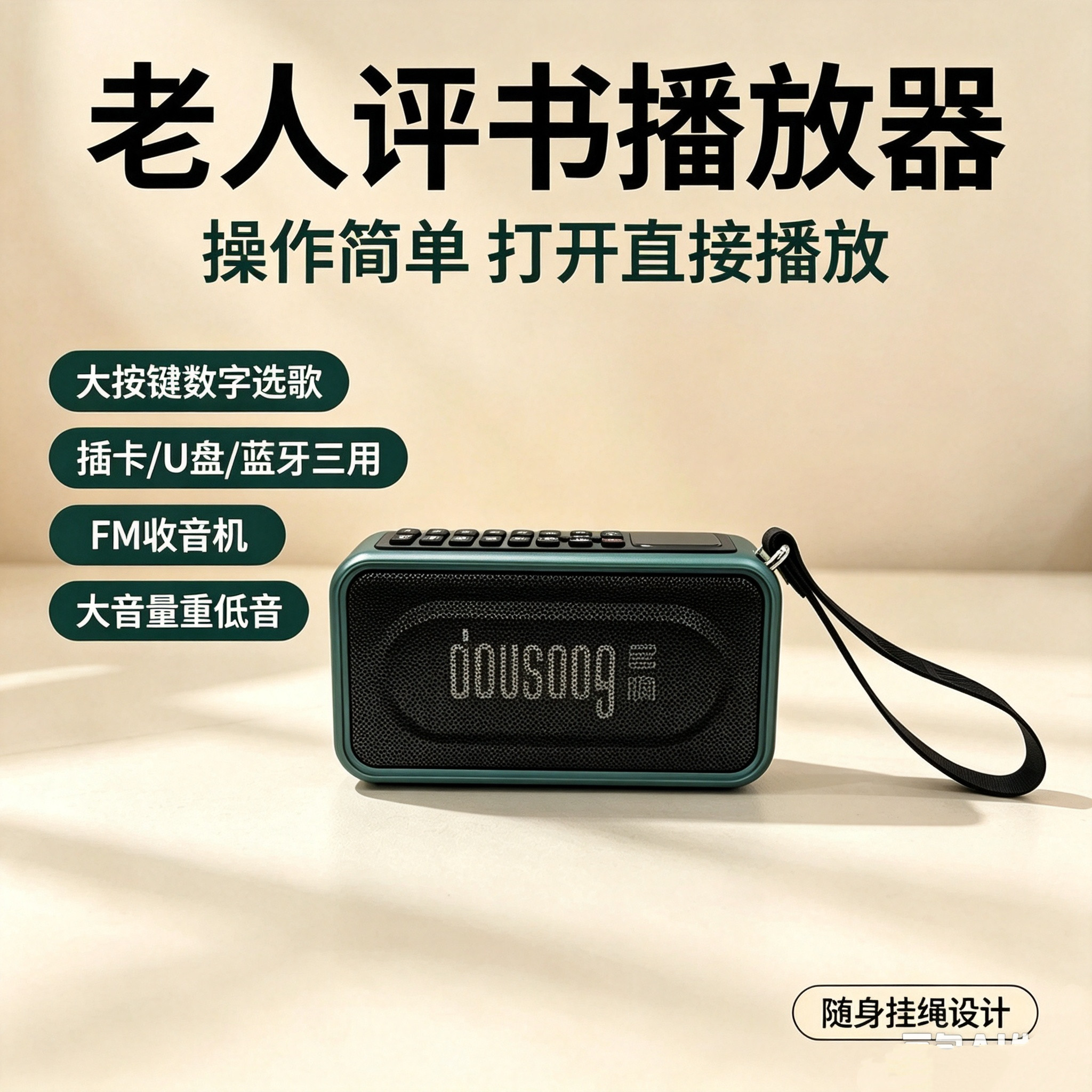 听书神器老年人收音机插卡评书机播放器刘兰芳单田芳全集卡戏曲机