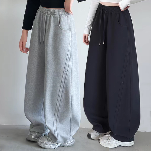 女童裤子秋季2026新款韩范甜酷女孩弯刀卫裤洋气小女生运动休闲裤