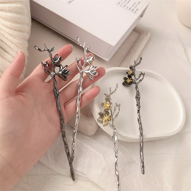 New Chinese Style Metal Hairpin New Chinese Style Plum Bloss