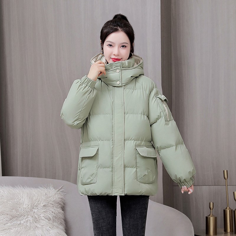 Short Thickened Winter 2025 Down Alternative Coat for Petite