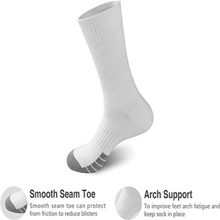 Large Size Zhuji Elastic Cotton Socks MidCalf Basketball Spo