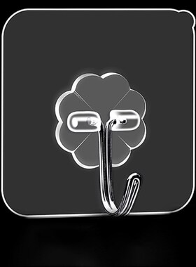 Powerful Transparent Hook Sticker Wallmounted Hook for Beari