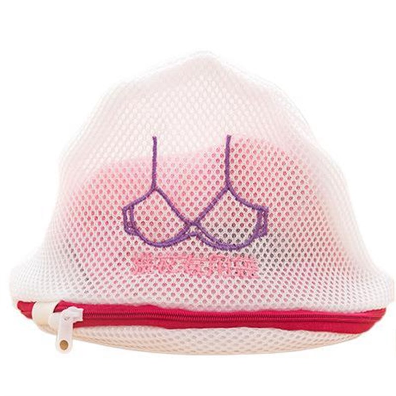 Japanese Embroidered Fine Mesh Thick Laundry Bag Set Bra Und