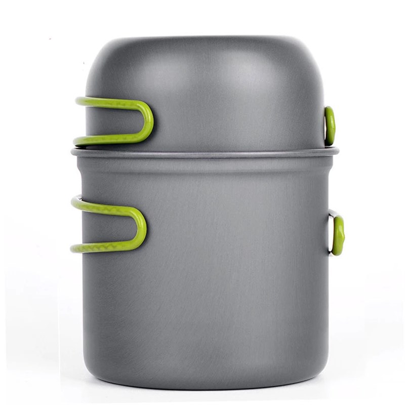 Portable Camping Cookware Set for 12 Scratchresistant Highte