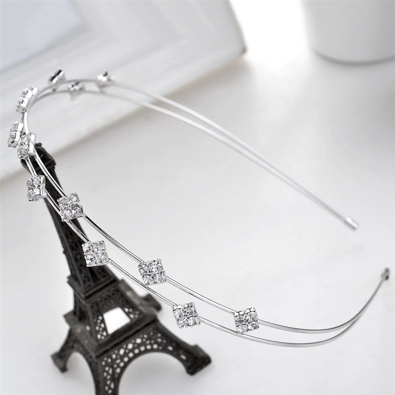Square Diamond Hairband Simple Fashion Versatile Wash Face H