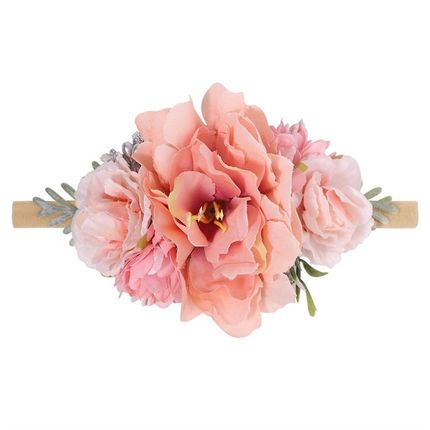 Seaside Vacation Wreath Simulated Plants Baby Headband Photo