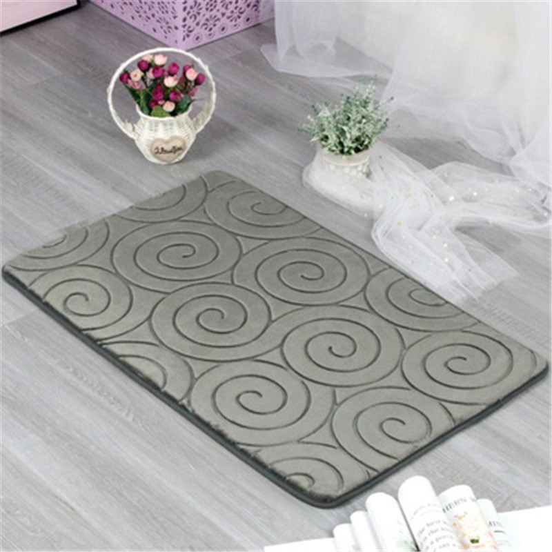 Embossed Carpet Kitchen Mat Door Mat Bathroom Mat Water Abso