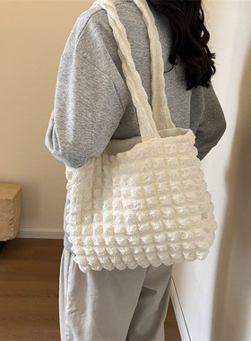 Relaxed Largecapacity Cotton Jacket Bags 2025 FallWinter Wom