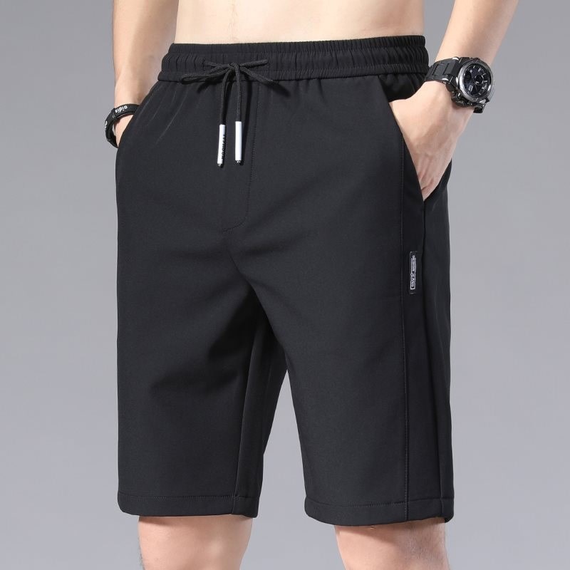 Summer Casual Shorts for Men 56 Points Loose Icy Silk Mid Pa