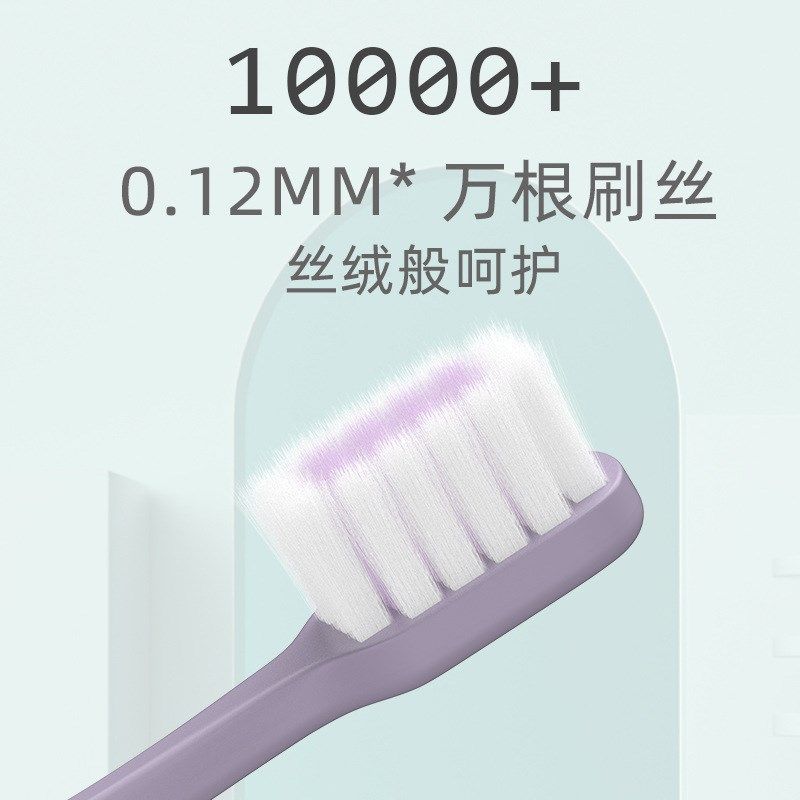 8Pack Toothbrushes for Adults Soft Bristles Between Lips and