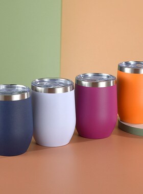 Ushaped 12oz Egg Cup Doublelayer Insulated Cup Highvalue Big