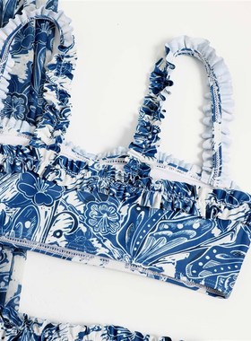 Charming Girl 2025 Bikini Sexy Bikini Set Threepiece Swimwea