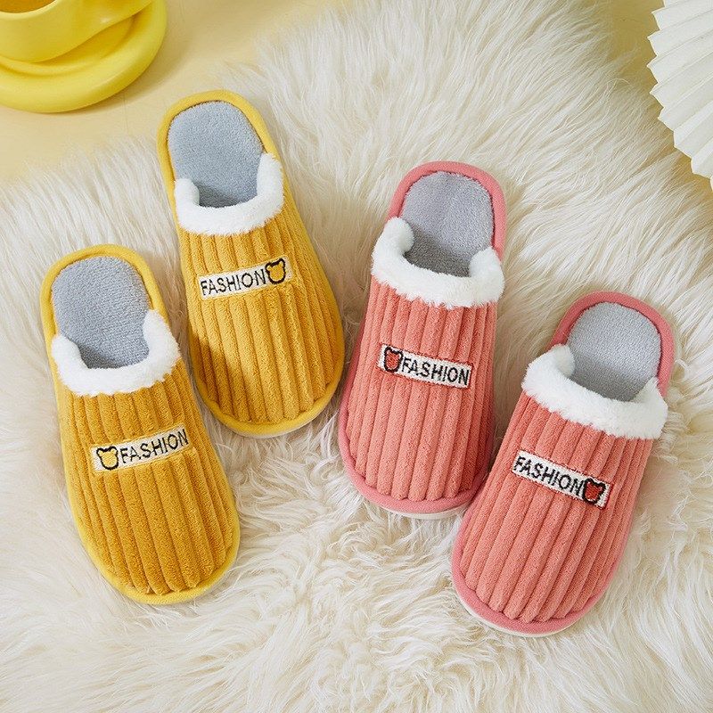 2025 Slippers Home Fluffy Casual Cotton Slippers AntiSlip fo
