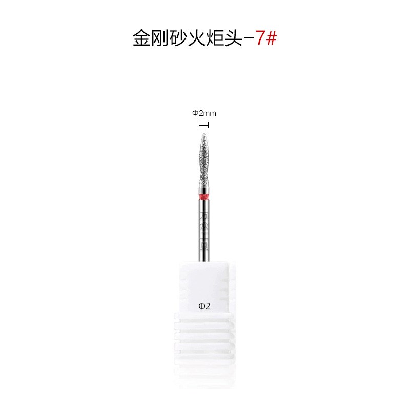 Flame Head Diamond Russian Pretreatment Grinding Head Replac