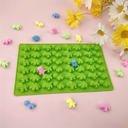 48PCS Cute Dino Silicone Mold Cake Decorating Mold Chocolate