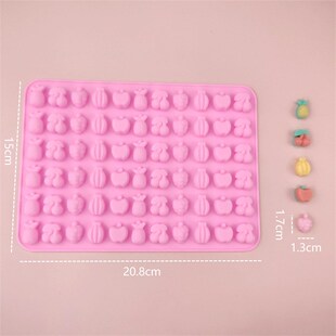 Mini Fruit Gummy Mold DIY Silicone Mold for Baking Chocolate