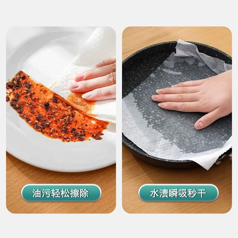 Kitchen Hanging Lazy Rag Nonstick Oil Thick Wallmounted Disp