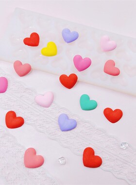 26hole Heartshaped Silicone Mold Valentines Day Chocolate Fo