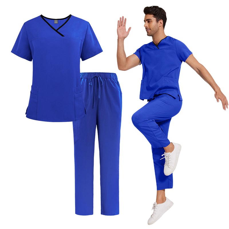 Doctors Scrub Medical Uniform Thin Shortsleeved Scrub for Op