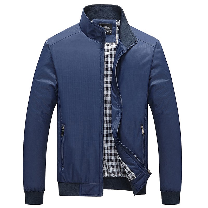 Spring Mens Jacket Youth Stand Collar Slim Casual Male CoatS