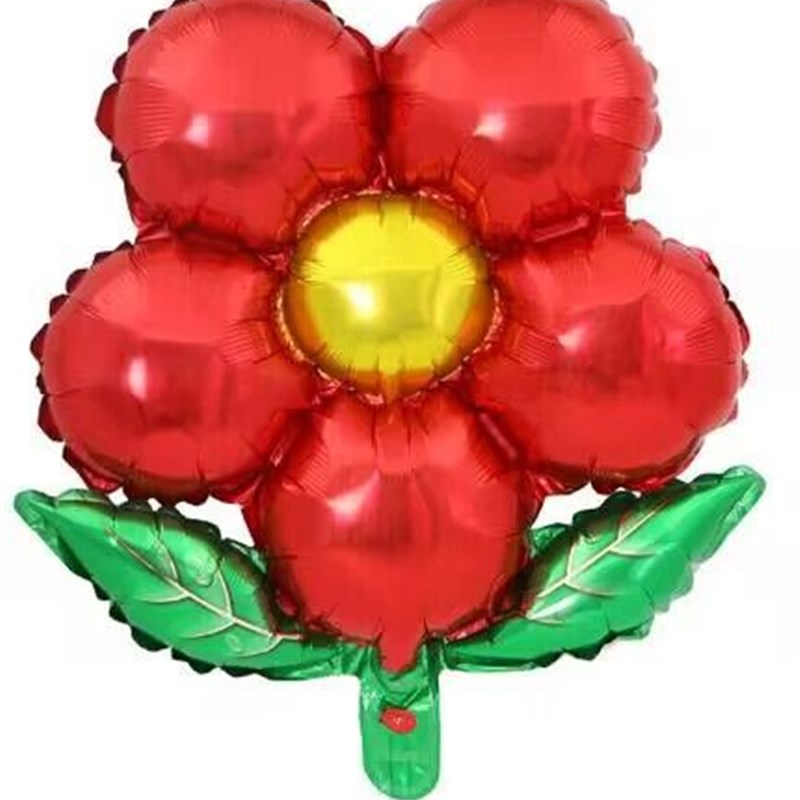 Clearance Greenleaf FivePetal Flower Foil Balloons Greenleaf