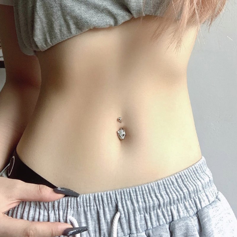 Animal Belly Button Rings Stainless Steel Fashionable Simple
