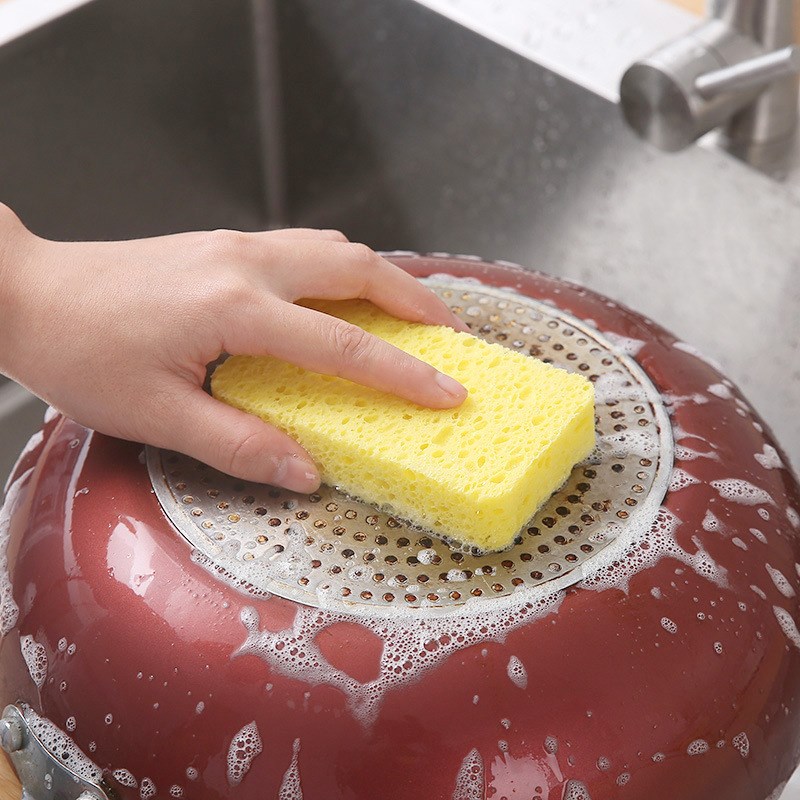 Natural Pulp Sponge Water Absorbent Durable Cleaning Magic D