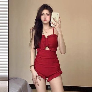 Slim Korean Protection Swimsuit Sun Sexy Sleeve Black Long